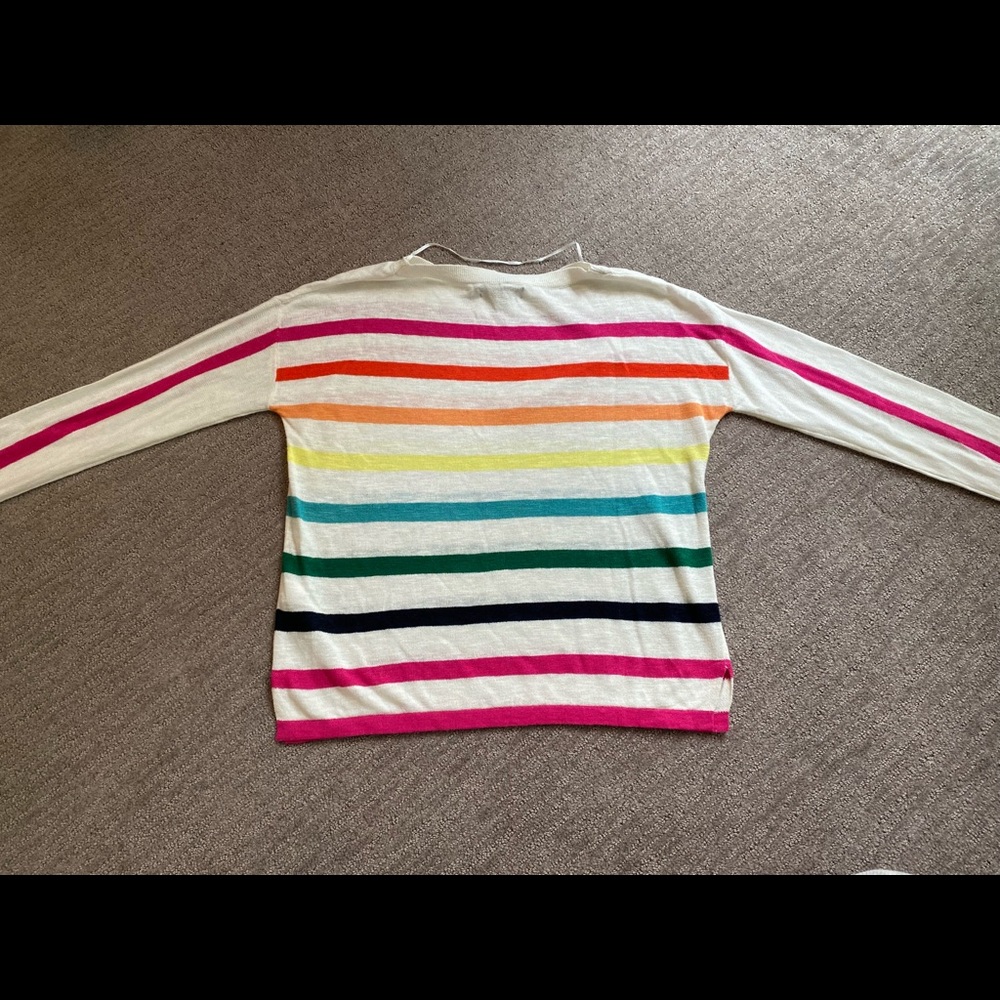 Banana Republic Pride Rainbow Striped Sweater NWT